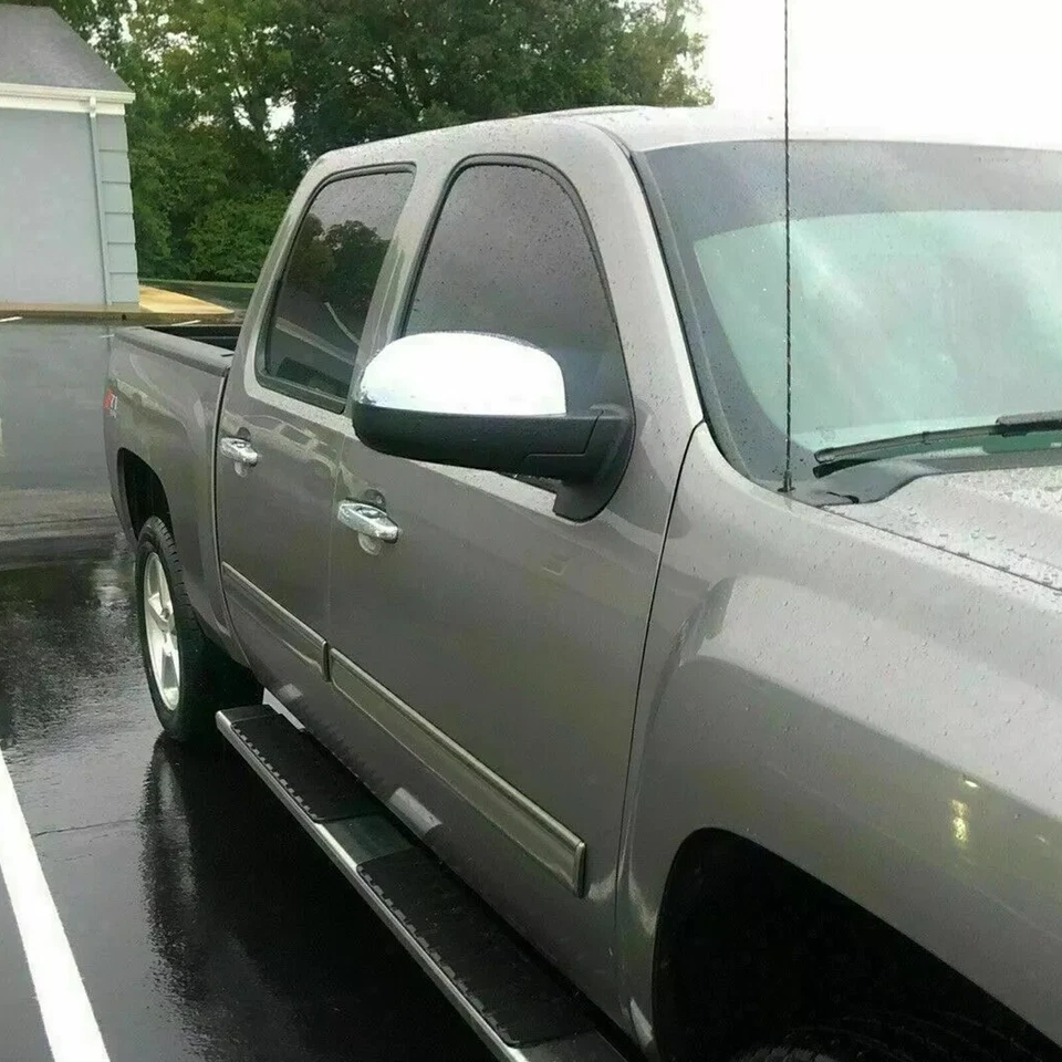 Mirror Cover Caps Pair For Chevy Silverado Tahoe Suburban GMC Sierra Yukon 07-14 Foto 4 de 4