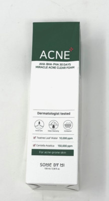 [SOME BY MI] AHA.BHA.PHA Miracle Acne Clear Foam 100ml US Seller Exp 2024