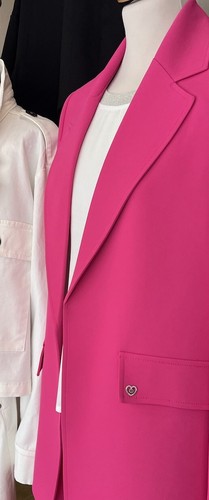 Blazer Donna Please Fucsia Giacca Elegante estiva cerimonia party - Imagen 2 de 8
