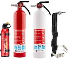 Fire Extinguisher home Car Mini fire Small kitchen wall mount bracket race Spray