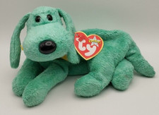TY Beanie Babies Diddley The Dog With Tag Retired 2001