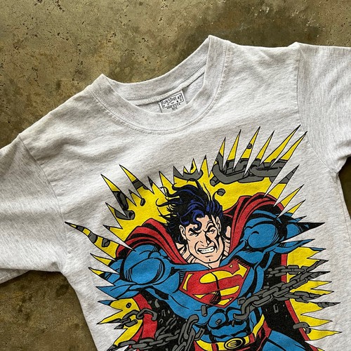 Vintage 90s DC Comics 1994 Superman T Shirt Kids Youth Medium 10-12 Made in USA - Picture 3 of 7