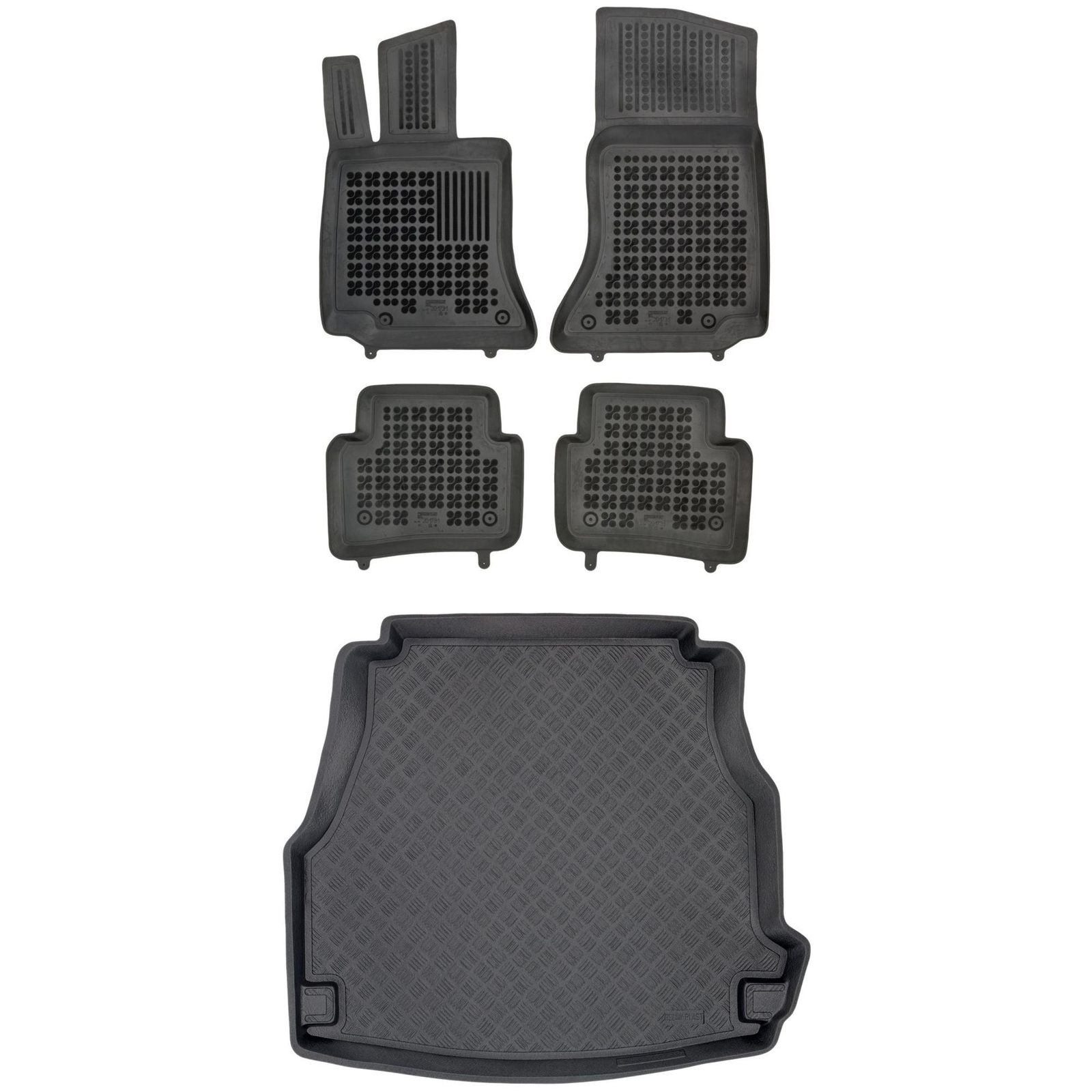 Tapis de coffre PE sur mesure et tapis de sol Mercedes C W204