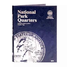Whitman Coin Folder 2876 National Park Quarter Vol 1 2010 - 2015 P&D  Album/Book