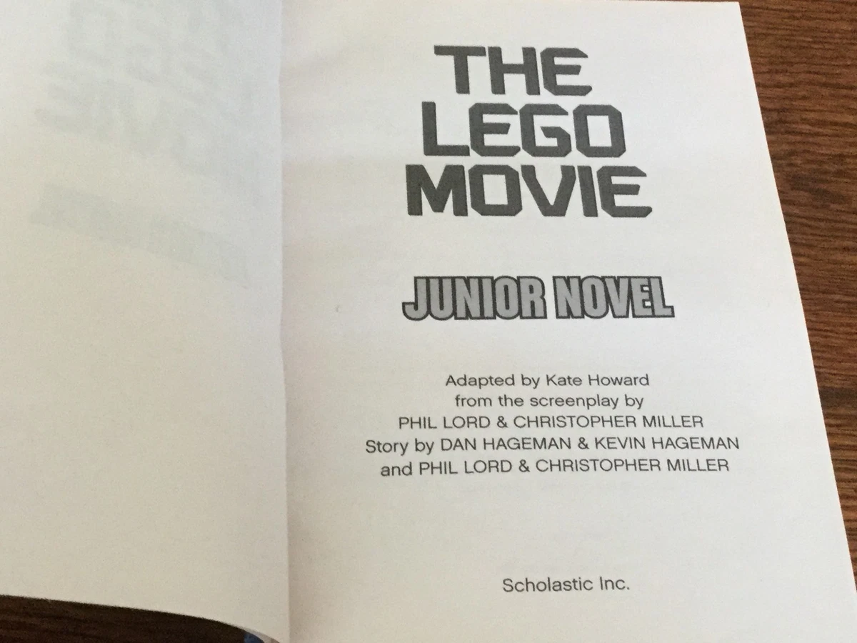 The Lego Movie Junior Novel Paperback Movie Tie In Scholastic eBay