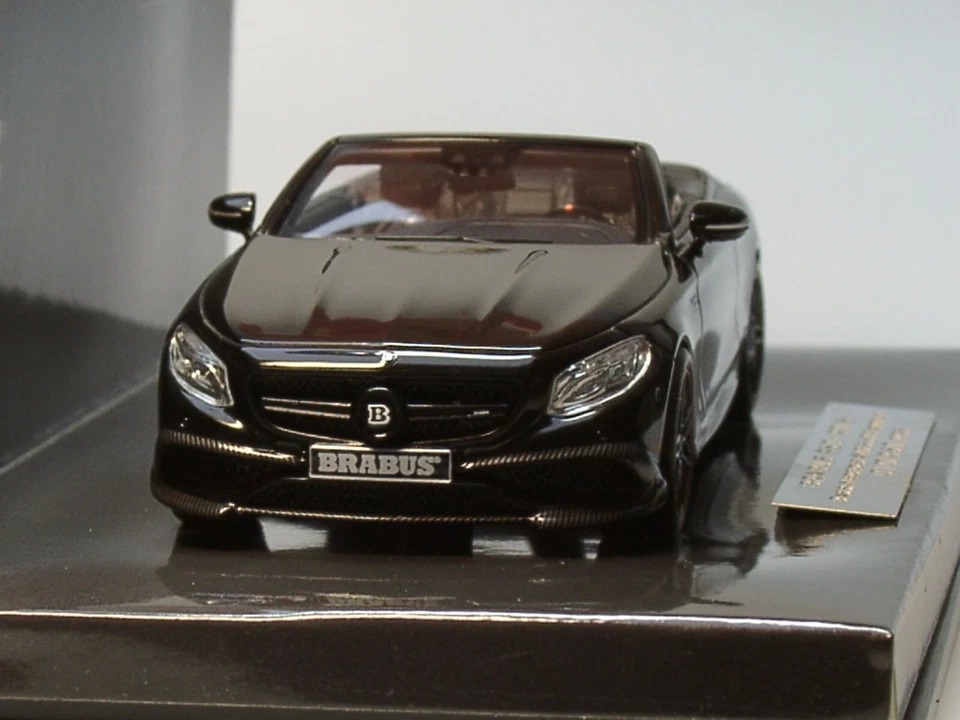Minichamps Brabus 850 Cabrio (Mercedes S 63), 2016, schwarz - 437 034230 - 1:43 - Bild 2 von 4