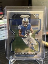 2021 Panini Prizm Amon-Ra St. Brown Rookie Base Card 358