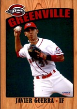 2015 Greenville Drive Choice #10 Javier Guerra Dolega Panama Baseball Card