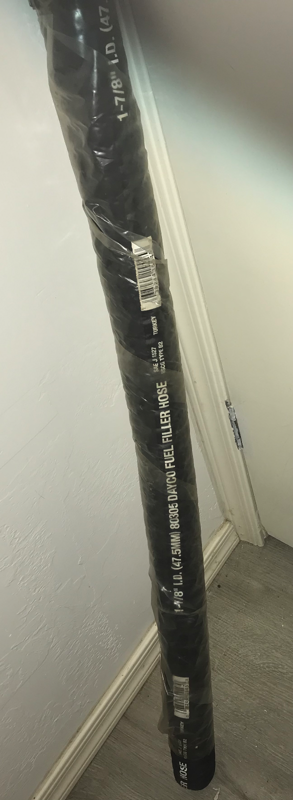 Dayco 80305 Fuel Filler Hose/Gas filler Hose (ID=1.85” and OD=2.32”) eBay