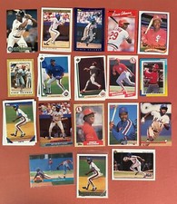 Vince Coleman Baseball Card Lot (34). Topps Gold + Base.
