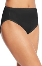 Bali Womens Skimp Skamp Hikini Panty, 5, Black