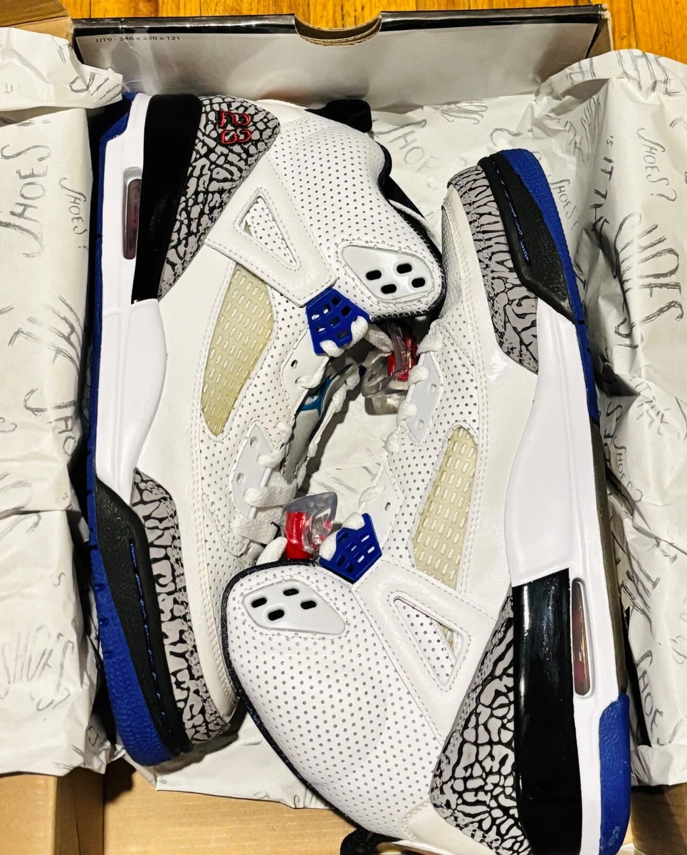 Nike Air Jordan #23 Spizike 2009 Mens White/Purple Shoes 315371-102 Size 10.5 Jordan Spizike White - 315371-102 for Sale | Authenticity  main image 3