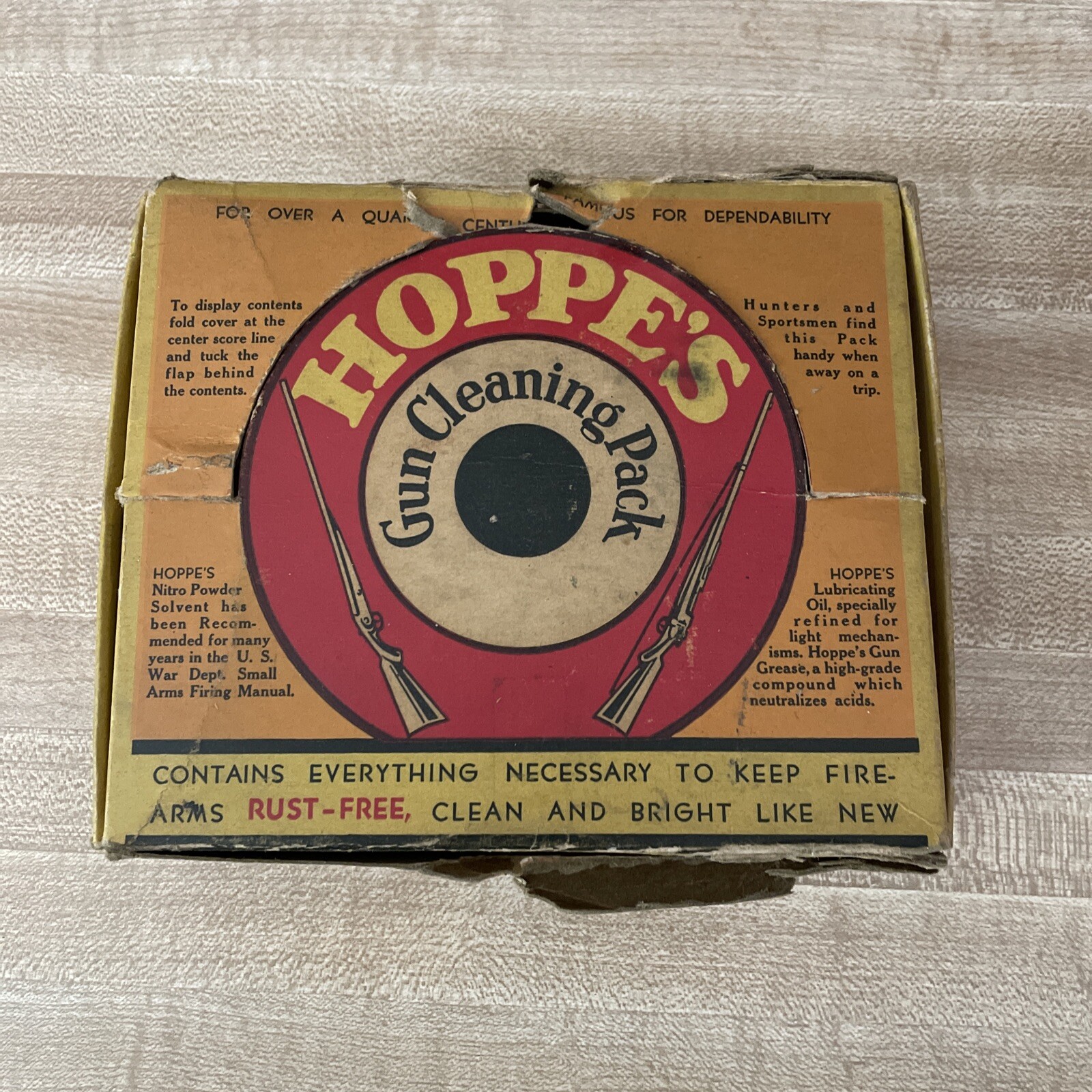 Vintage Hoppe's Gun Cleaning Pack Kit With NOS Lead Top Oil Can eBay