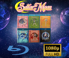Sailor Moon : Set COMPLETO 11 BLU-RAYs Doble disco  Espanol Latino HD Nuevos