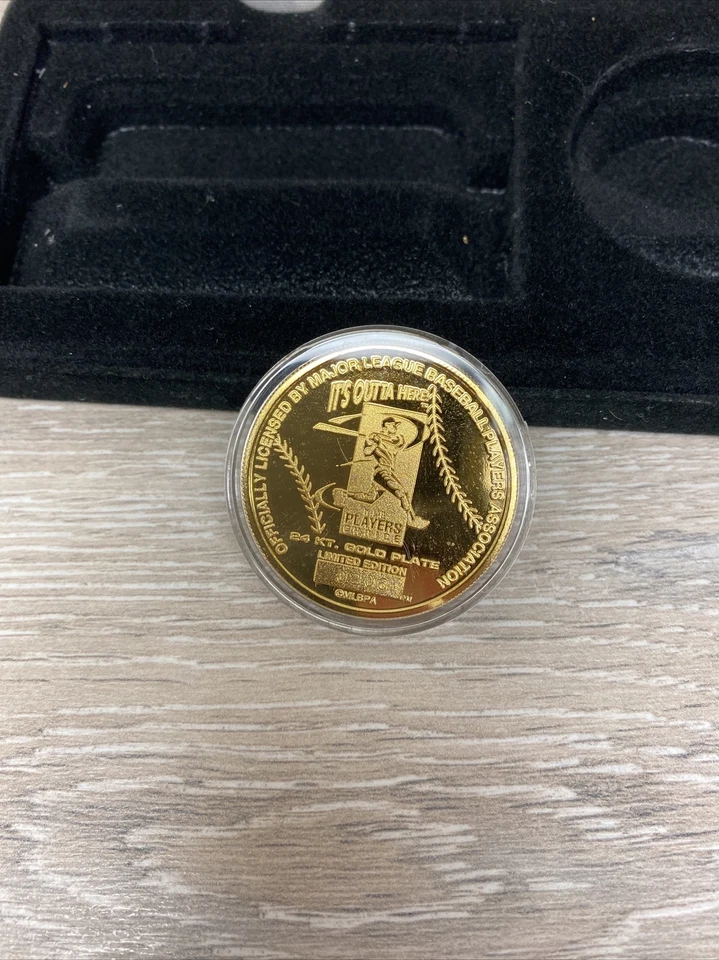 Highland Mint Alex Rodriguez Tele-Mint 24K Gold Plated Coin Set Limited Edition - Image 4 of 4