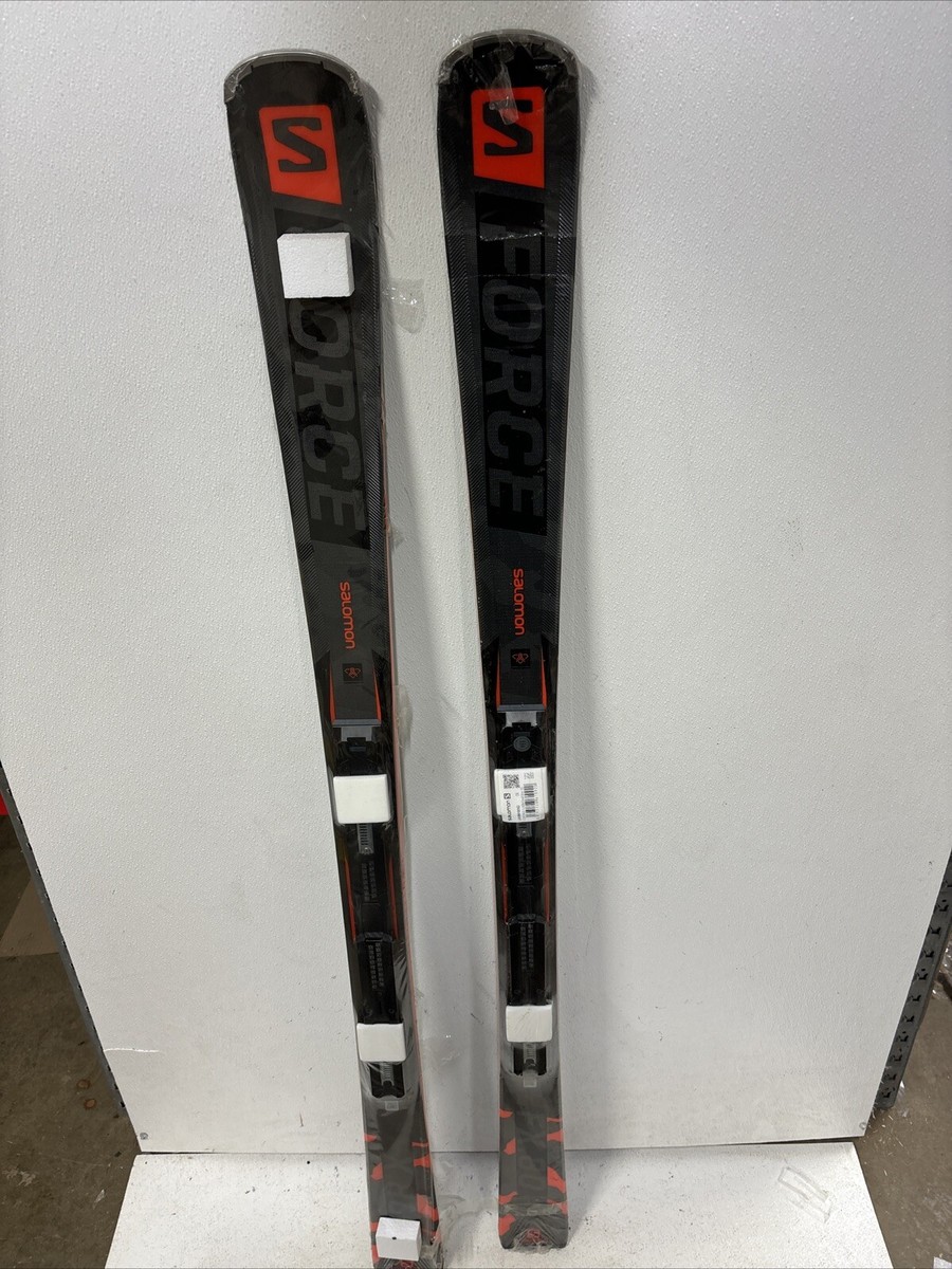 Salomon S/Force FX 80 Skis Salomon Size 163 Black Red #6P/5Q Salomon S/Force FX 80 Skis Salomon Size 163 Black Red #6P/5Q
