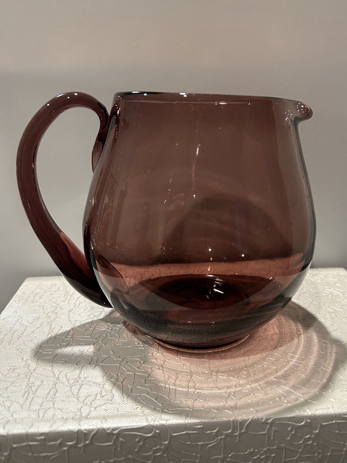 Amethyst Pitcher Blenko?