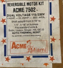 Silnik wentylatora parownika Acme 7502 odwracalny 115/230v