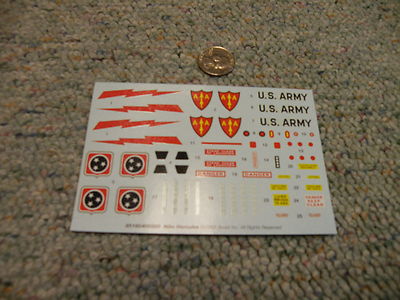 Revell Monogram decals 1/40 Nike Hercules  My ref -- Box 3  Lot 1