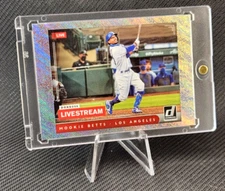 Mookie Betts 2021 Panini Donruss Livestream Rapture - Los Angeles Dodgers LS6