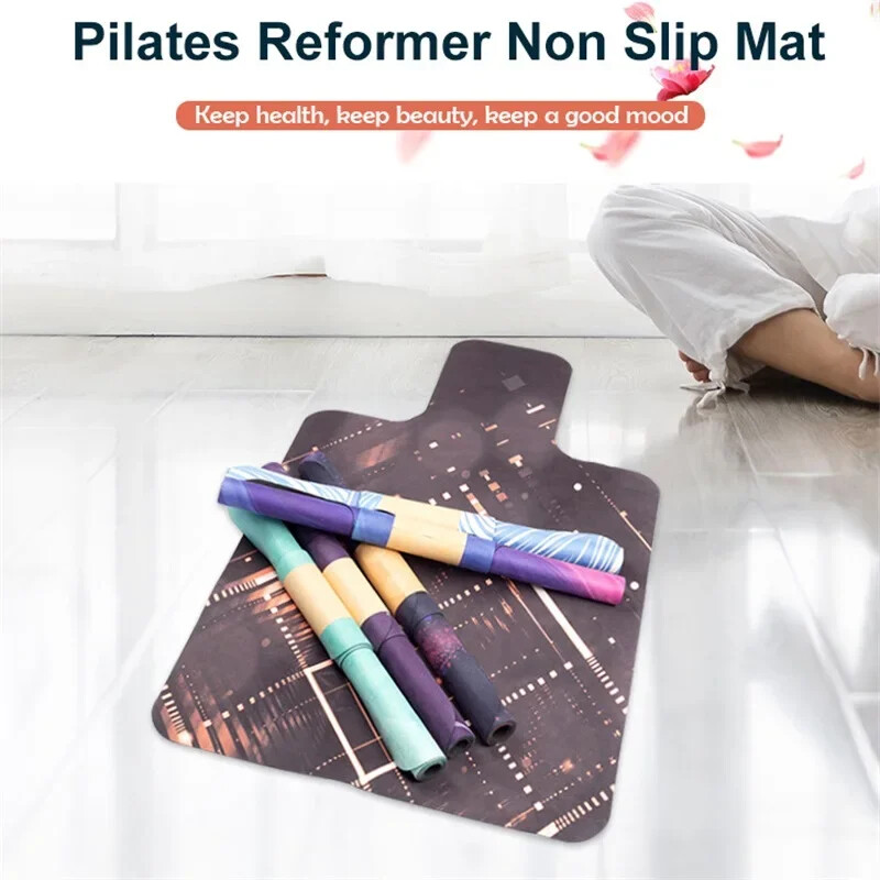 Non-Slip Suede Rubber Yoga Mat Pilates Reformer Pad Soft Core Bed Cover Non-Slip Suede Rubber Yoga Mat Pilates Reformer Pad Soft Core Bed Cover