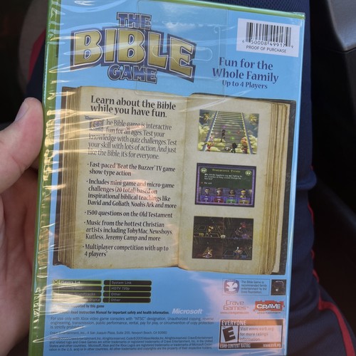 Nuevo Precintado Juego La Biblia (Microsoft Xbox, 2005) Completo En Caja con Manual - Imagen 2 de 3