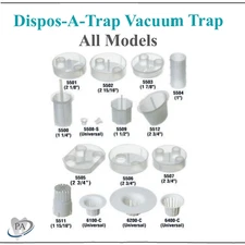 Dental Dispos-A-Trap Vacuum Trap #5500, #5503, #5512 Disposable Evacuation Traps