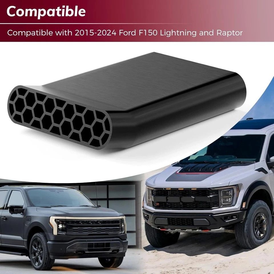 Under Seat Vent Deflectors for Ford F150 2015-2024 Lightning & Raptor, 2Pcs - Image 2 of 4