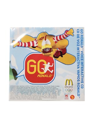 McDonald's Go Ronald Voice Interactive CD Game 2006 CD-ROM Disk    NIP    NEW