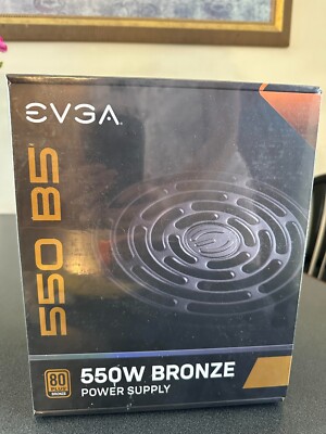 Sealed EVGA 550 B5 Bronze Power Supply 80 Plus