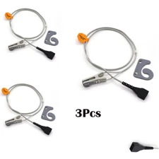 3Pcs Adult Ear Clip SpO2 Sensor Probe + Ear Hook Compatible with Nonin 8600 7Pin