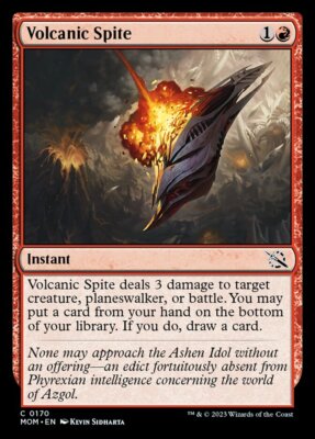 MTG Magic the Gathering Volcanic Spite (170/548) March of the