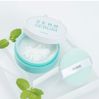 ETUDE Zero Sebum Drying Powder 4g Face Loose Powder Oil Zero Powder K-Beauty NEW