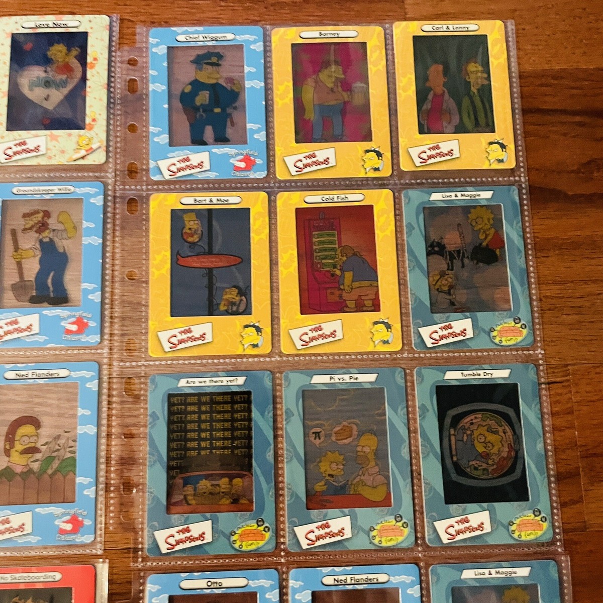 43 The Simpsons Film Cardz Series 1 Set Trading Cards 2000