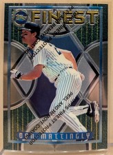 1995 Topps Finest #126 Don Mattingly Yankees RARE SUPER PREMIUM BASE CARD