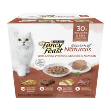 Gourmet Naturals Kitten Food, Wet Cat Food, Poultry & Beef, 3 oz Cans (30 Pack) 7.64 per gallon
