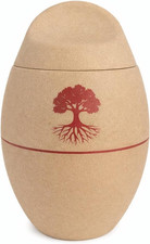 Biodegradable Eco Urn for Human Pet Ashes - Burial, Tree Planting, Water Cerem