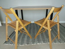Habitat Folding wood Chairs Set Of 2