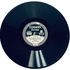 Edison Diamond Disc Record 51781 - Glen Ellison - Saturday Night / The Picnic