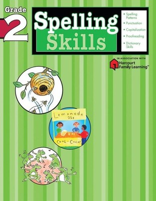 Flash Kids Spelling Skills: Grade 2 (Flash Kids Harcourt Family Learning)