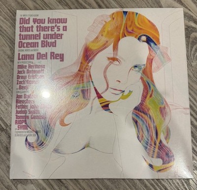 Did You Know There's a Tunnel under Ocean Coachella Orange Vinyl - Lana Del Rey