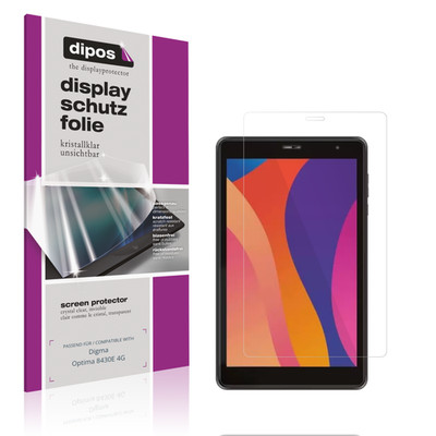2x Schutzfolie klar für Digma Optima 8430E 4G Displayschutzfolie Folie Display