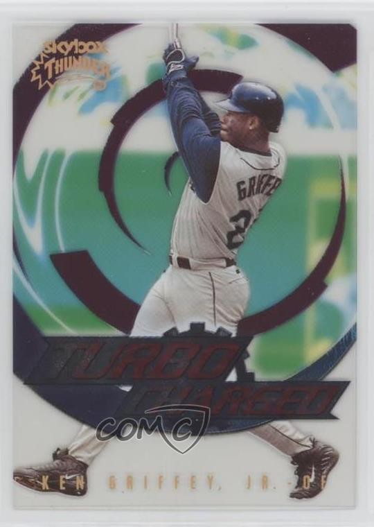 1999 Skybox Thunder Turbo Charged Ken Griffey Jr #3[TC] HOF 7ut