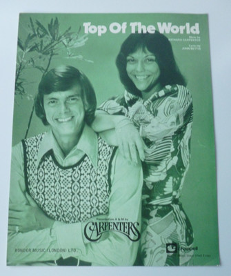 The Carpenters Top Of The World Noten 1972