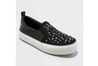 Kids' Hanna Slip-on Sneakers - Art Class™ Black NWB
