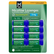 Member's Mark Nicotine Lozenge 2mg, Mint Flavor 27 ct., 8pk. FDA Approved