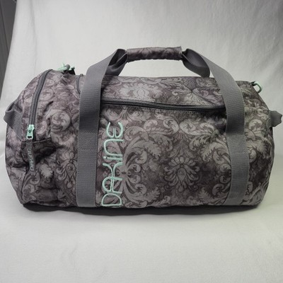 Dakine EQ 31L Duffle Duffel Gray Grey Floral Damask Medium Teal