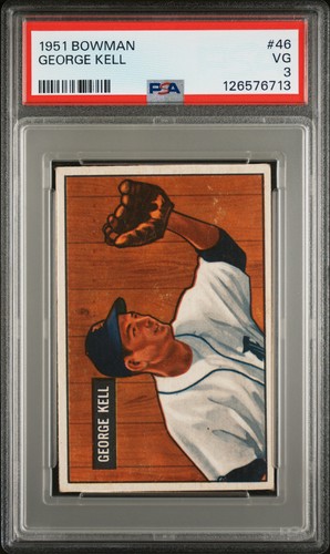 George Kell #46 1951 Bowman card