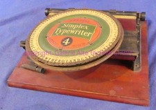 Special Simplex Typewriter 4 - Schreibmaschine alt antik - Samlg. GAT 1844