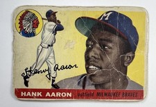 1955 Topps - Hank Aaron #47 for sale online | eBay
